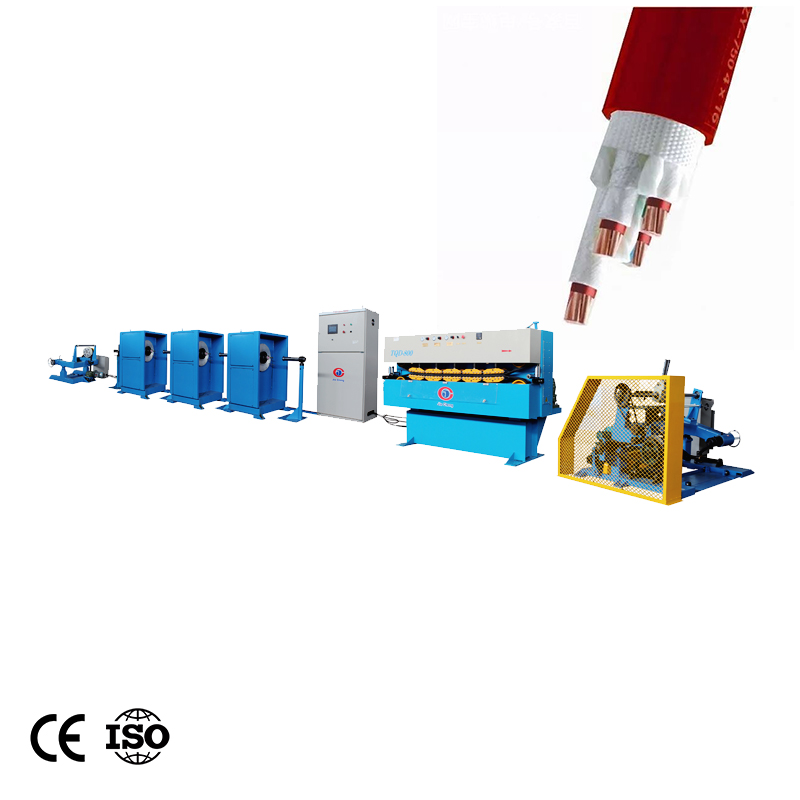 Tipo concêntrico horizontal que envolve o cabo, máquina de envolvimento para a torneira de mica Tipo concêntrico horizontal que envolve o cabo, máquina de envolvimento para a torneira de mica