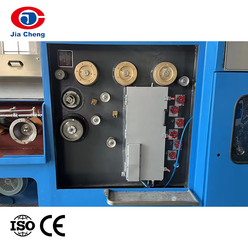 Máquina de trefilação de fios duplos finos Máquina de trefilação de fios duplos finos